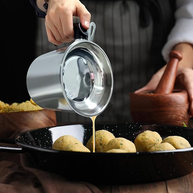 Oil Saver Pro | Oil Strainer And Storage Pot