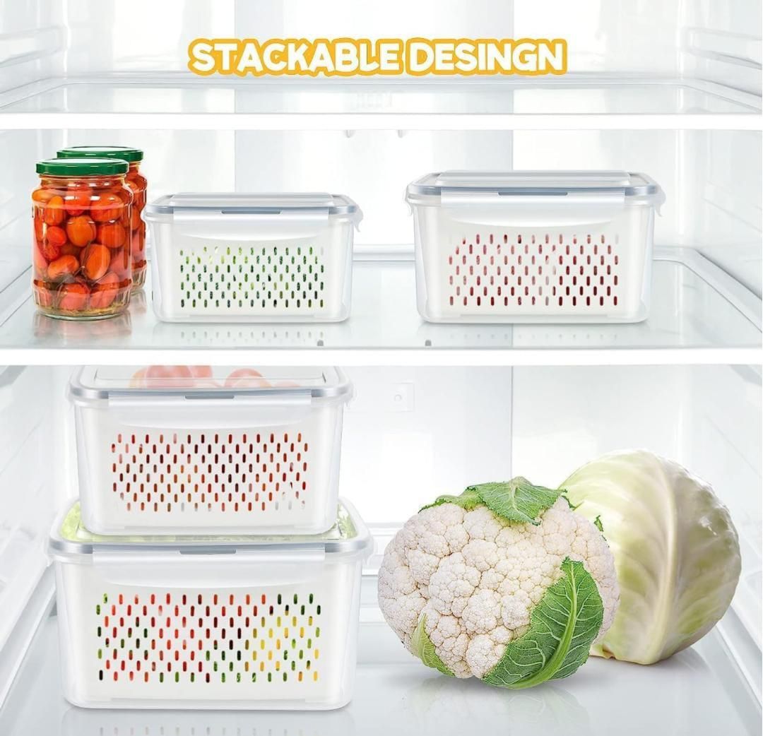 Fresh Stack | Kitchen Food Storage Containers (Pack of 2)