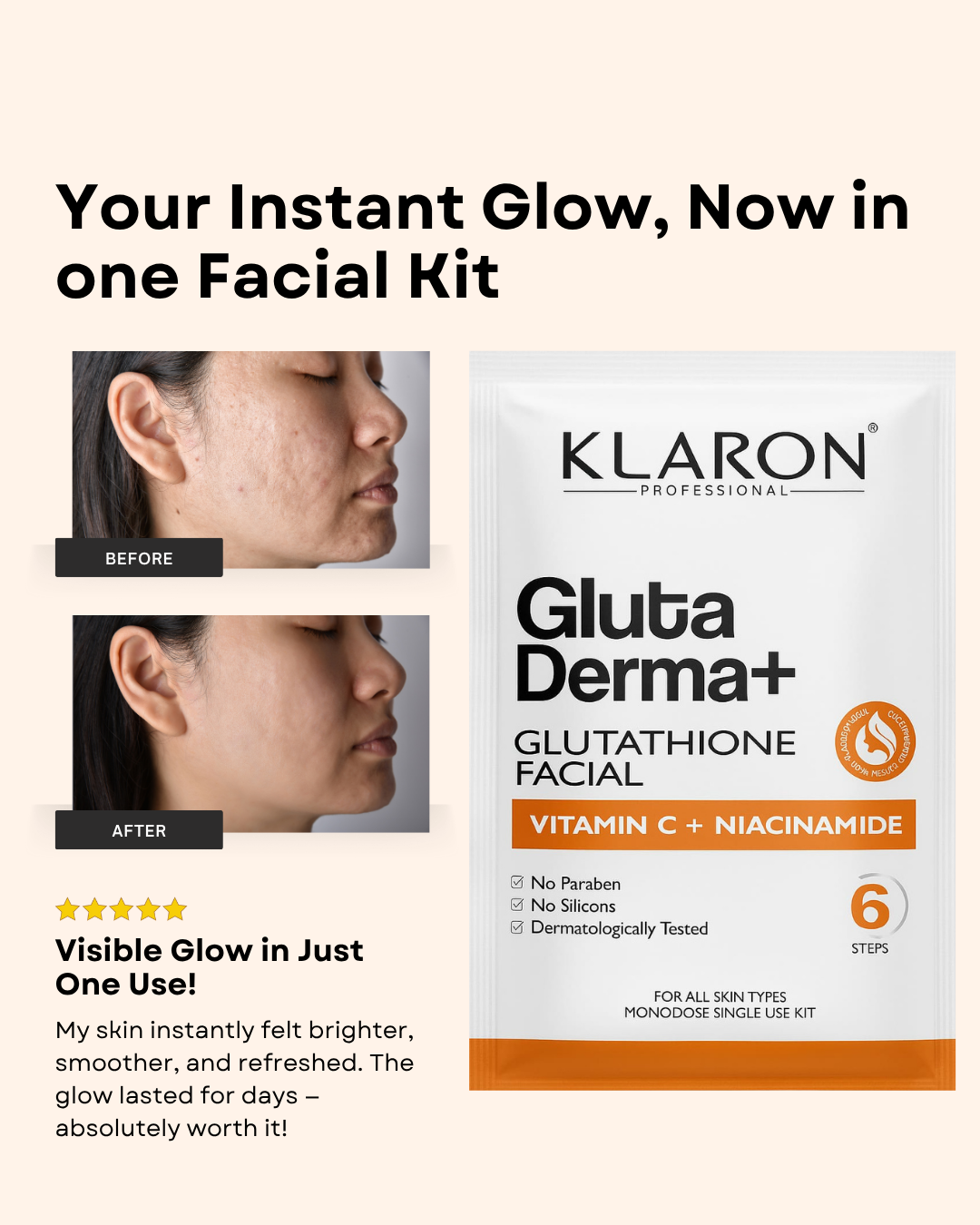 Klaron Korean Facial Treatment Packs