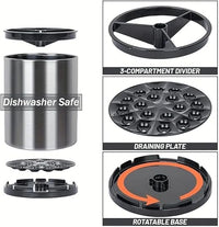 360° Rotating Utensil Holder