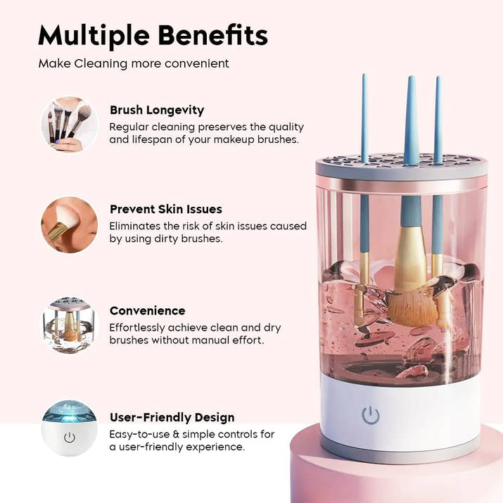 Makeup Brush Cleaner | Glamspin