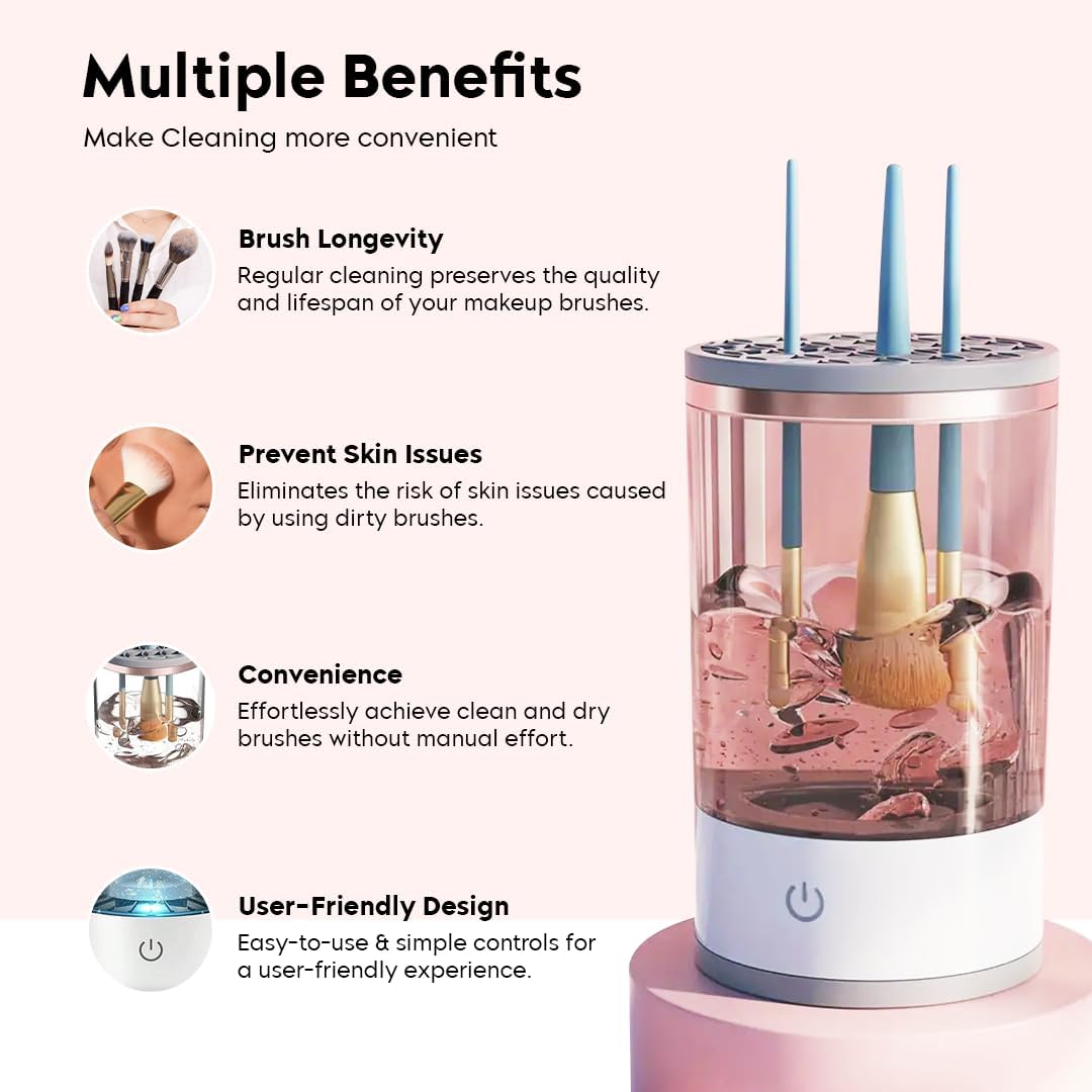 Makeup Brush Cleaner | Glamspin