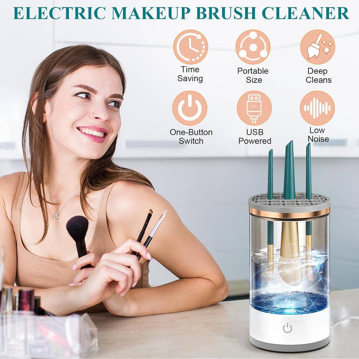 Makeup Brush Cleaner | Glamspin