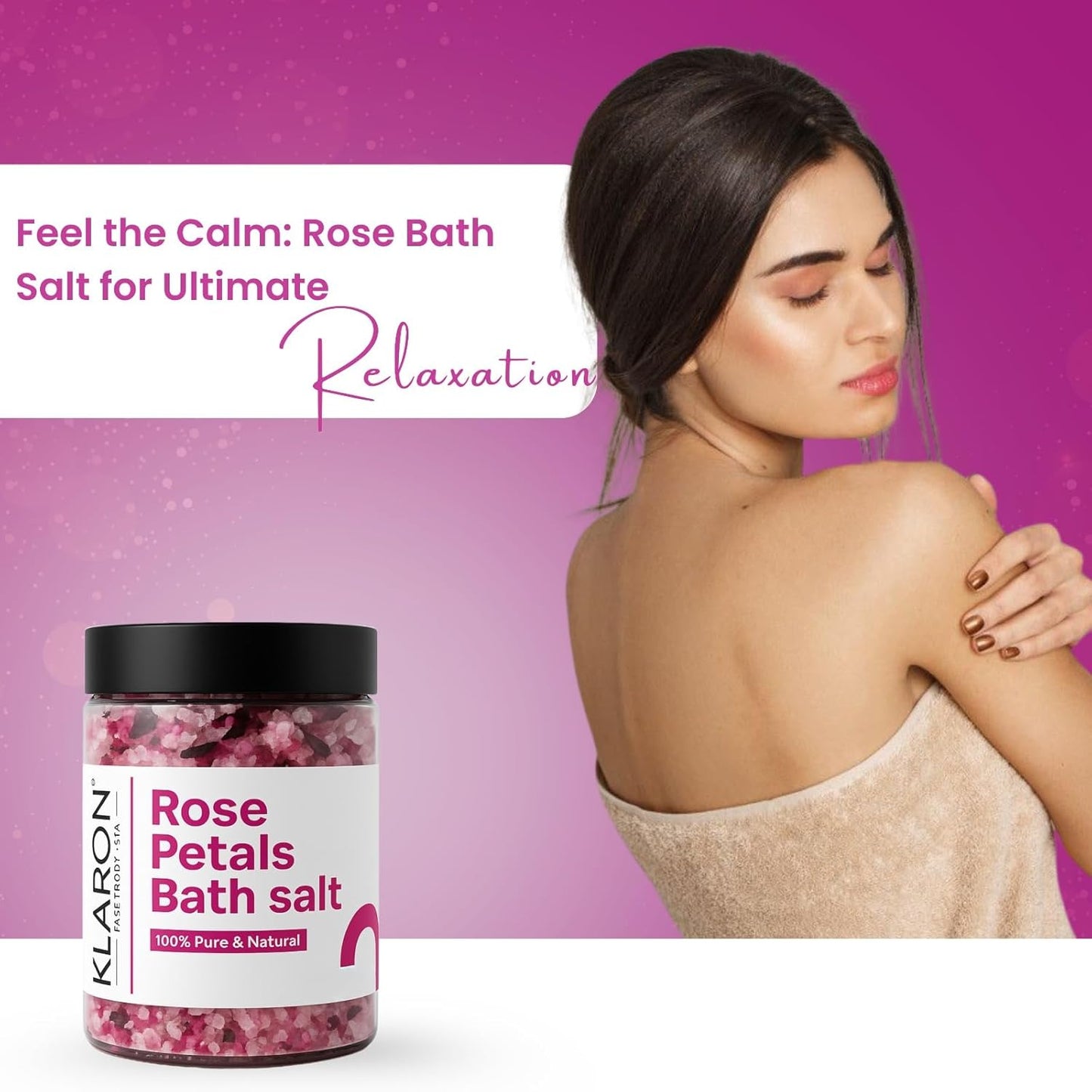 Klaron Rose Petal Bath Salt