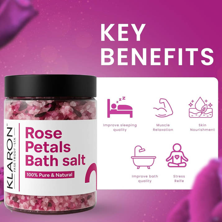 Klaron Rose Petal Bath Salt