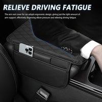 Car Armrest Cushion with Pockets